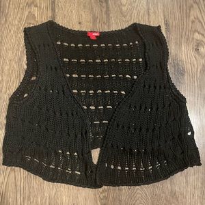 Bongo Woven Knit Sweater Vest, Size Youth Large